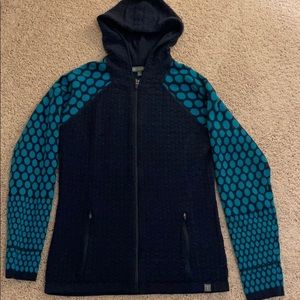 Title Nine Super Power zip cardigan size large EUC